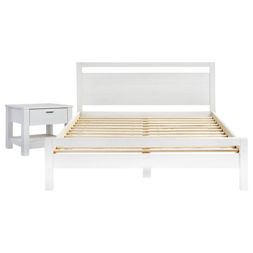 Grain Wood Furniture Loft Queen Solid Wood Platform Bedroom Set